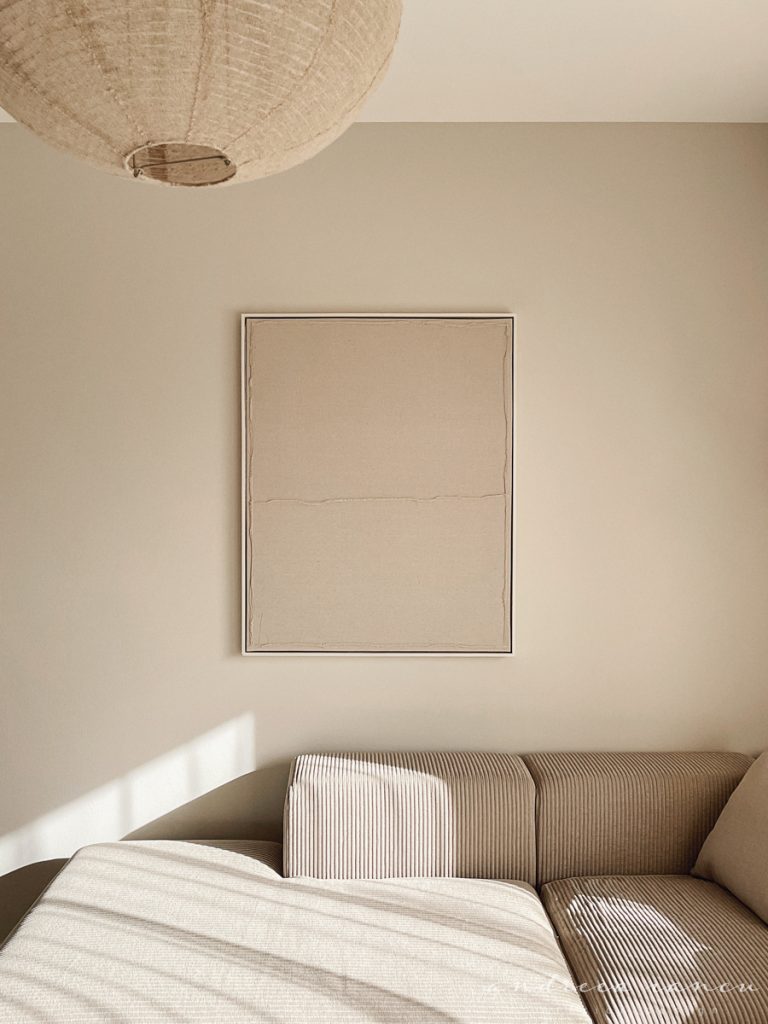 Living room detail of small apartment interior design.