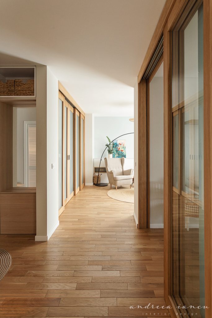 Summer seaside apartment, living room view.